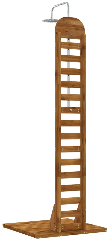 Lauko dušas 225 cm Kietas akacijos medis ir nerūdijančio plieno