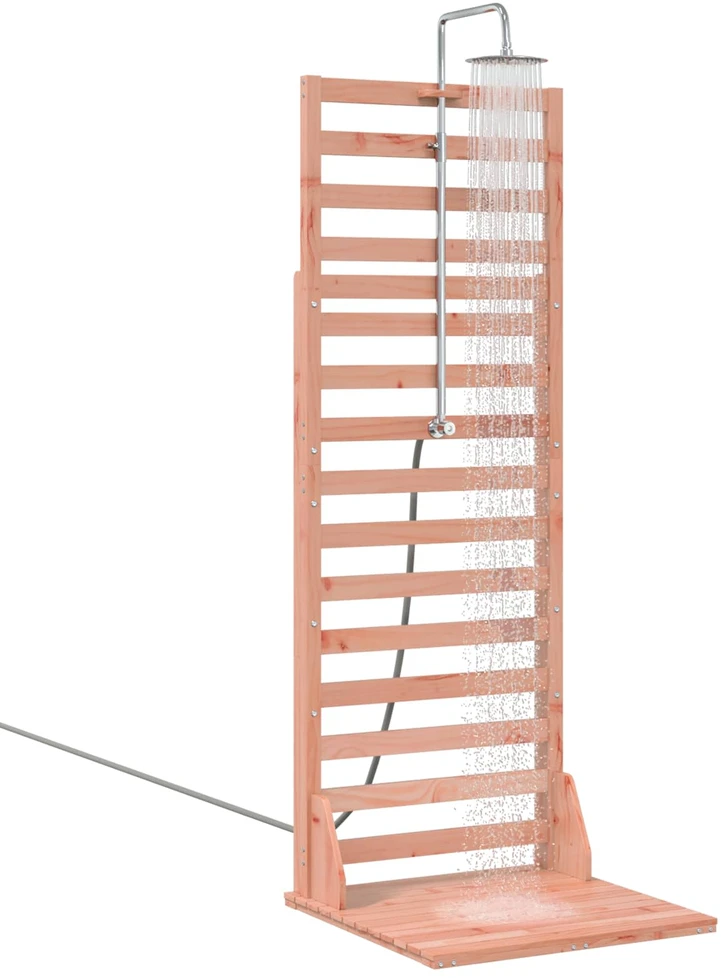 Lauko dušas 225 cm Kietosios maumedžio ir nerūdijančio plieno