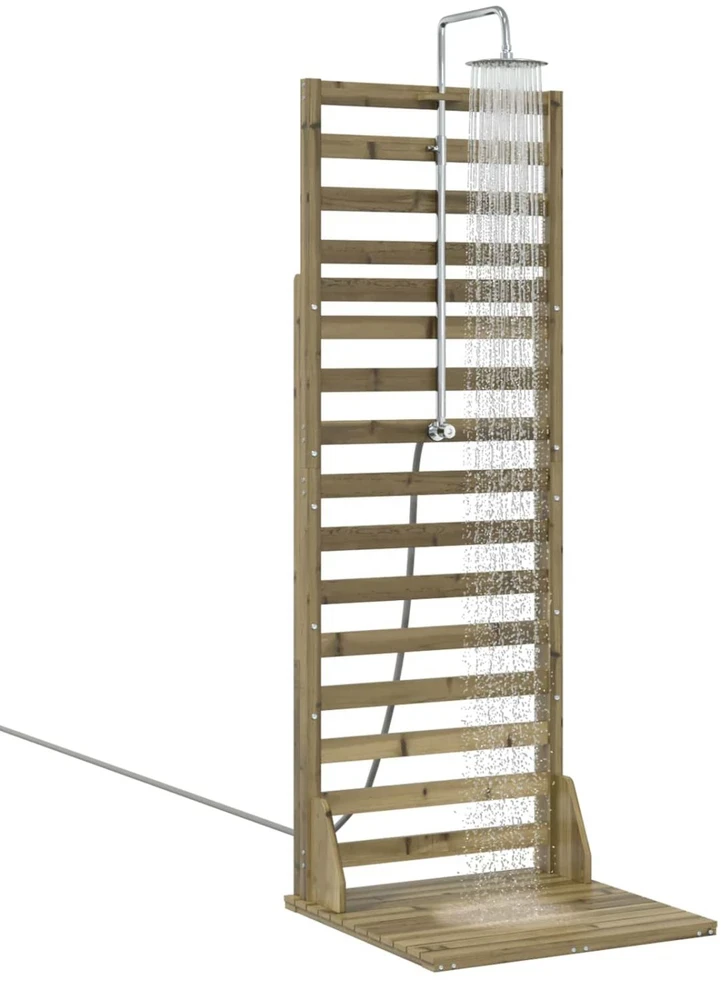Lauko dušas 225 cm Natūrali