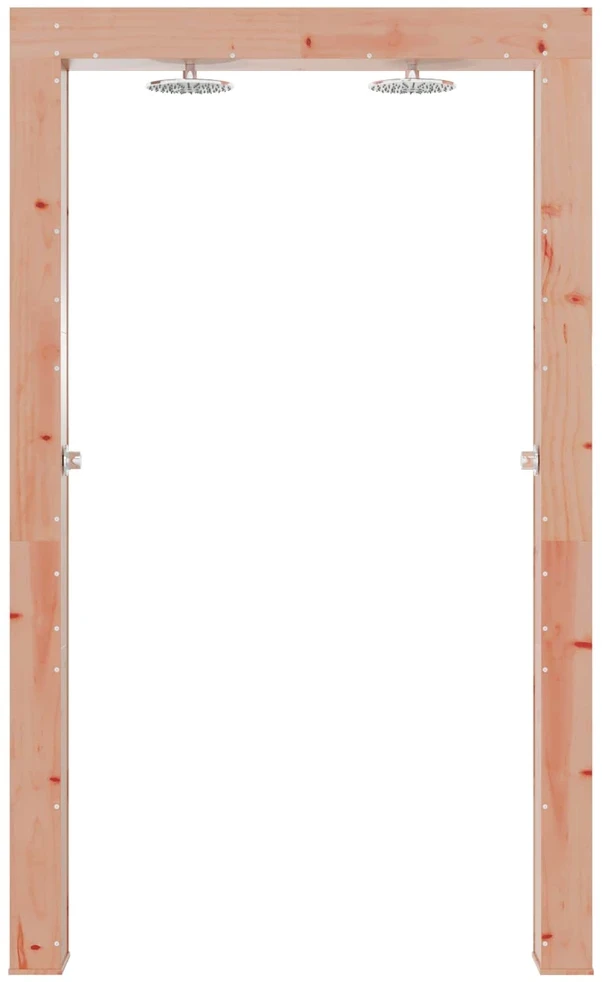 Lauko dušas 226 cm Kietosios maumedžio ir nerūdijančio plieno