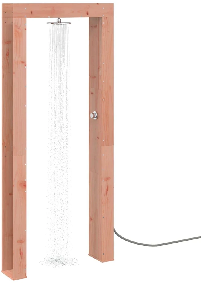 Lauko dušas 226 cm Kietosios maumedžio ir nerūdijančio plieno