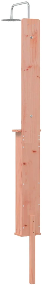 Lauko dušas 246 cm Kietosios maumedžio ir nerūdijančio plieno