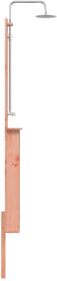 Lauko dušas 246 cm Kietosios maumedžio ir nerūdijančio plieno