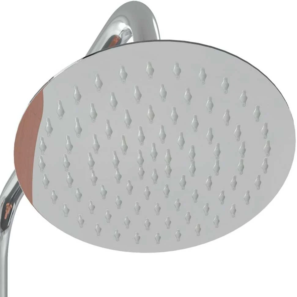 Lauko dušas 206 cm Kietosios maumedžio ir nerūdijančio plieno