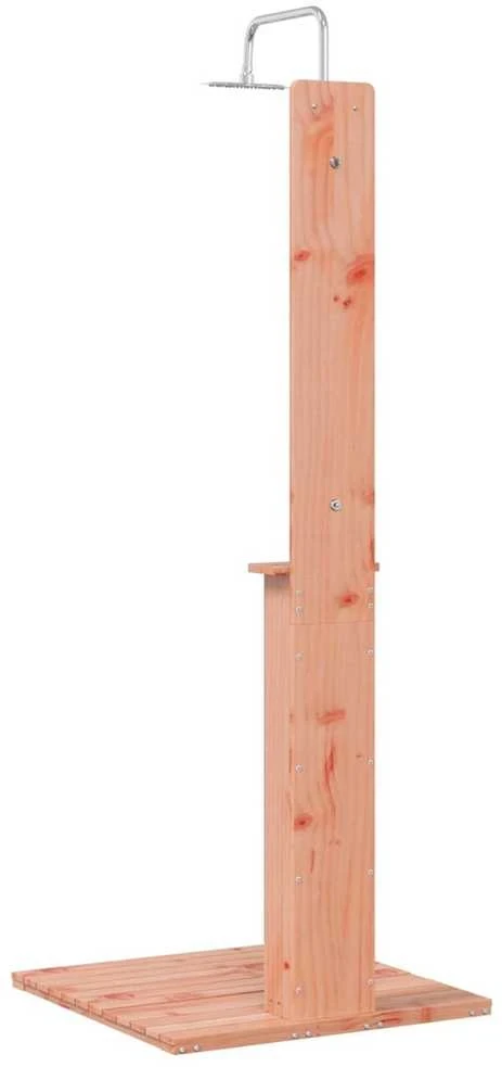 Lauko dušas 206 cm Kietosios maumedžio ir nerūdijančio plieno
