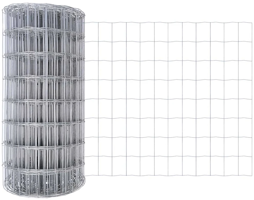 Lauko Euro tvoros gruntinis tvirtinimas 10 x 0,6 m Sidabrinė