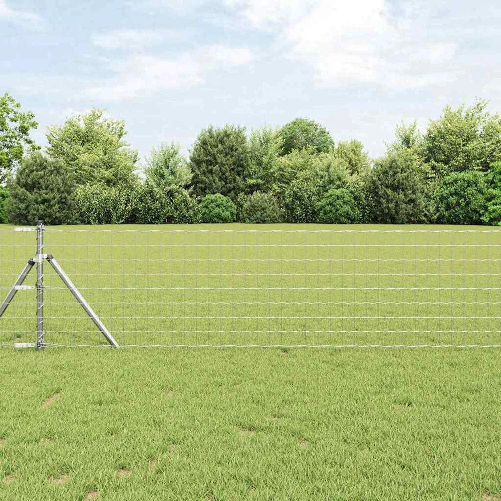 Lauko Euro tvoros gruntinis tvirtinimas 10 x 0,6 m Sidabrinė