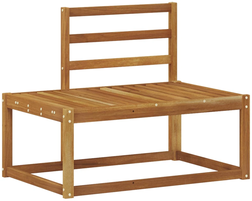 Lauko galinė sofa 2 Vienetas Natūrali 182,5 x 63 x 73 cm