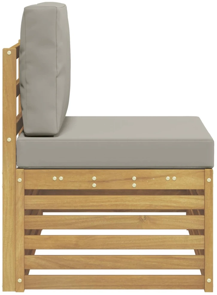 Lauko galinė sofa Kietos akacijos mediena Balta