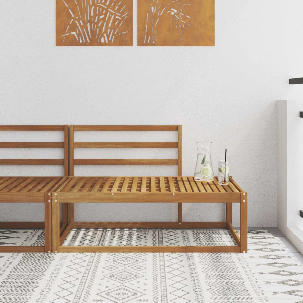Lauko galinė sofa Natūrali 115 x 83 x 73 cm
