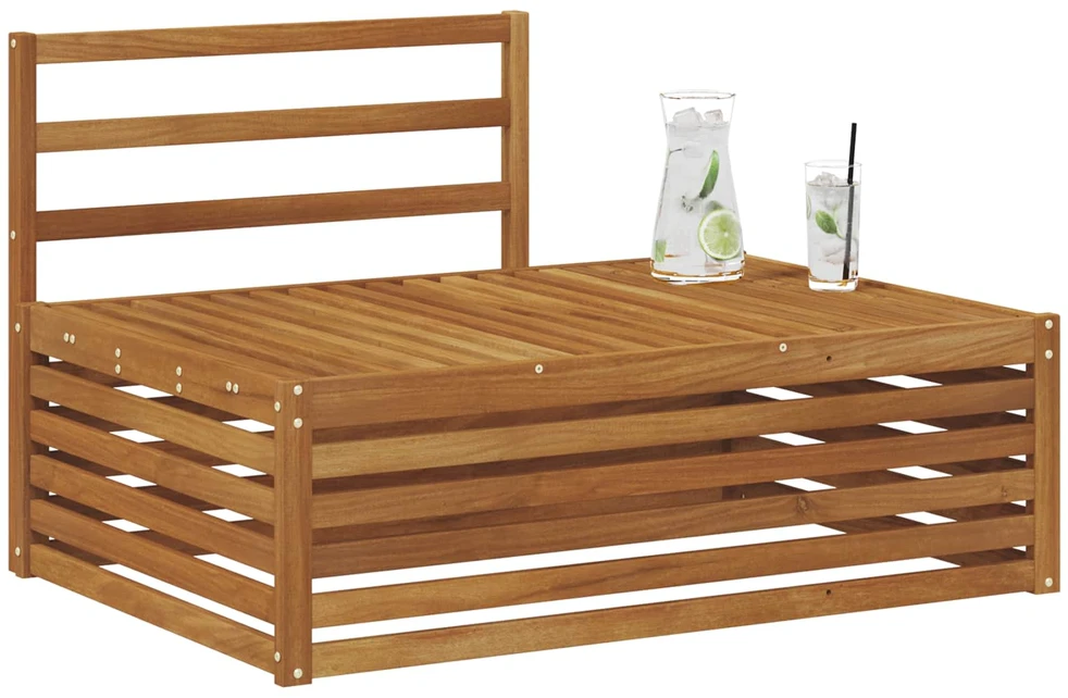 Lauko galinė sofa Natūrali 115 x 83 x 73 cm