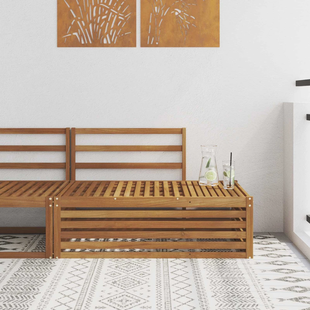 Lauko galinė sofa Natūrali 115 x 83 x 73 cm