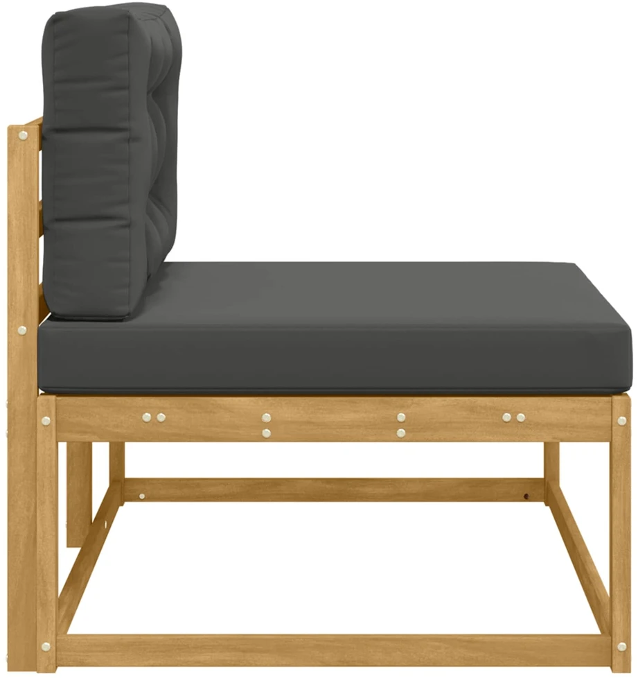 Lauko galinė sofa su pagalve Balta 115 x 83 x 73 cm Poliesteris