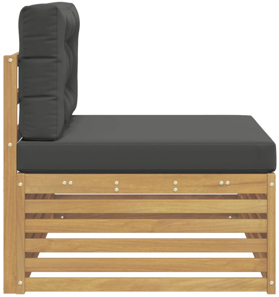 Lauko galinė sofa su pagalve Balta 115 x 83 x 73 cm