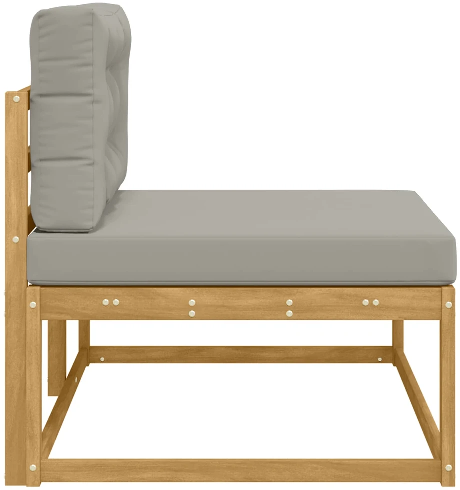 Lauko galinė sofa su pagalve Balta 115 x 83 x 73 cm Poliesteris