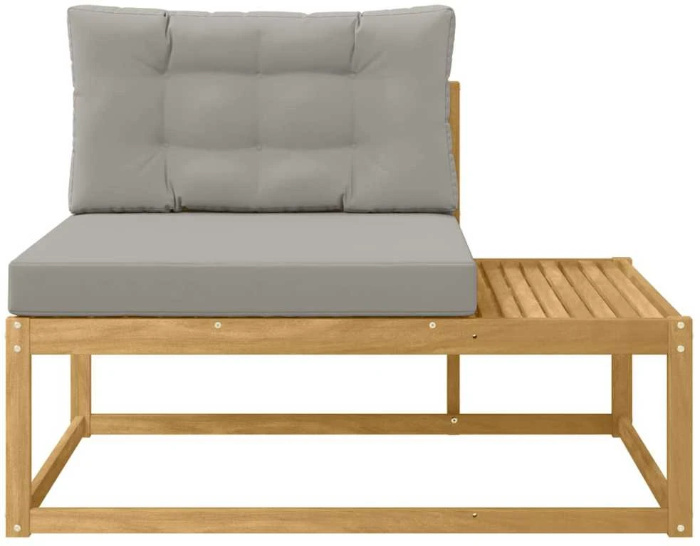 Lauko galinė sofa su pagalve Balta 115 x 83 x 73 cm Poliesteris