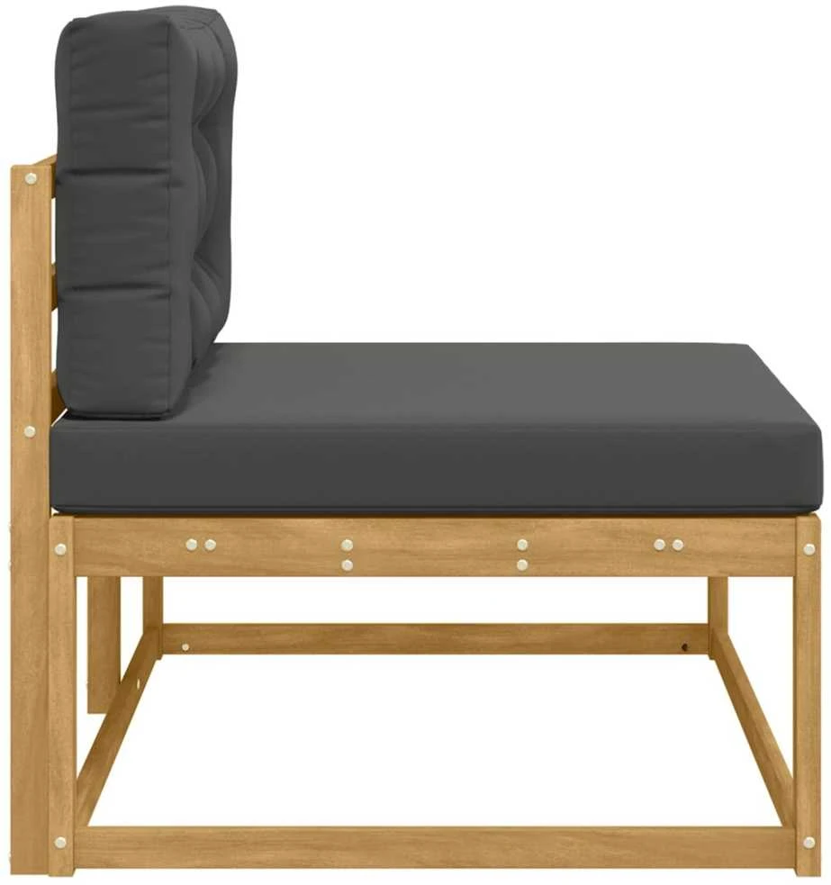 Lauko galinė sofa su pagalve Balta 115 x 83 x 73 cm Poliesteris