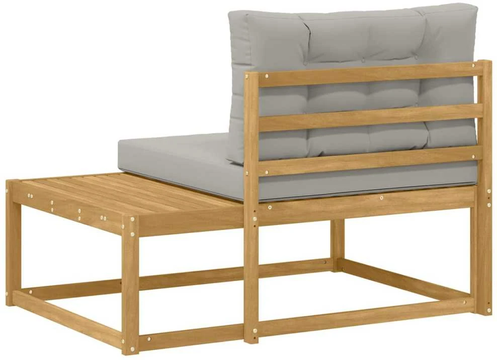 Lauko galinė sofa su pagalve Balta 115 x 83 x 73 cm Poliesteris