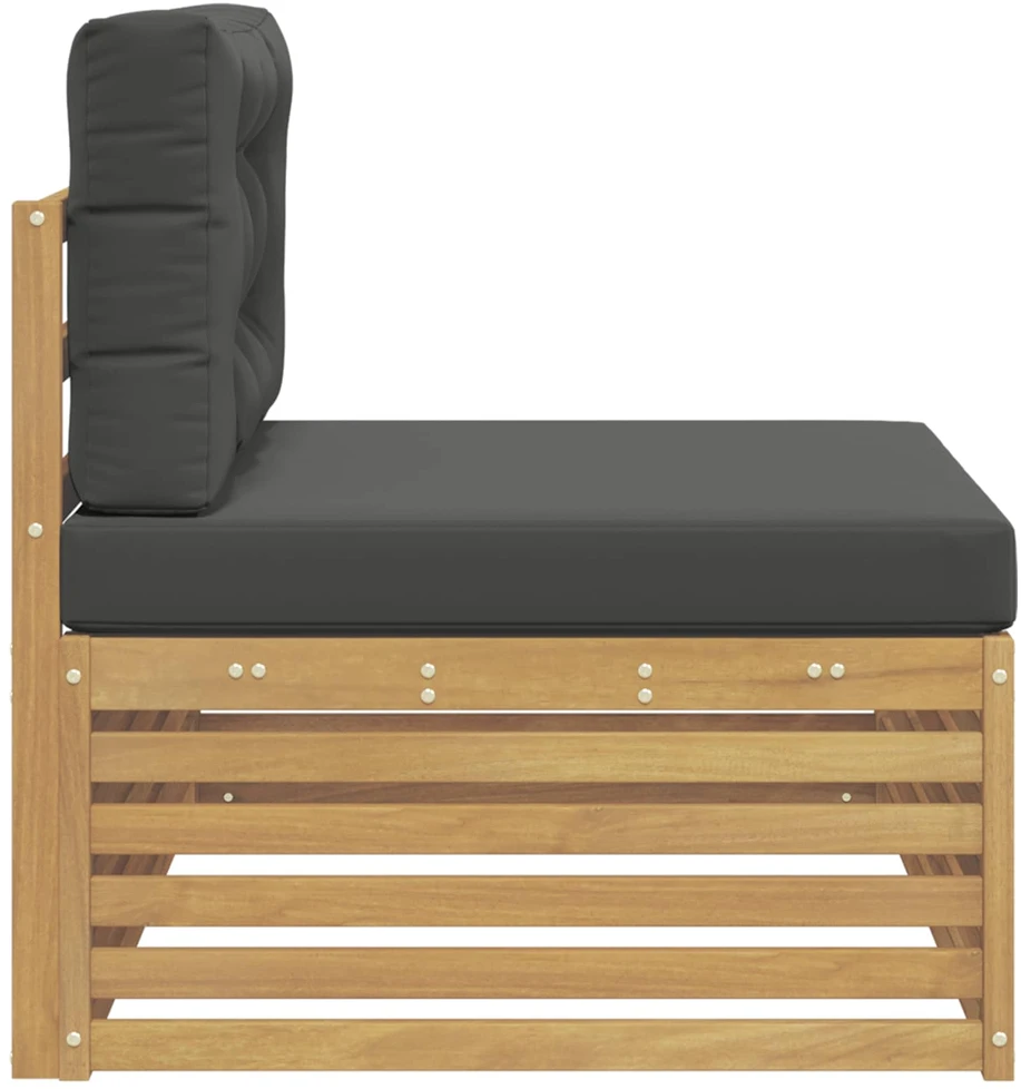 Lauko galinė sofa su pagalve Balta 115 x 83 x 73 cm