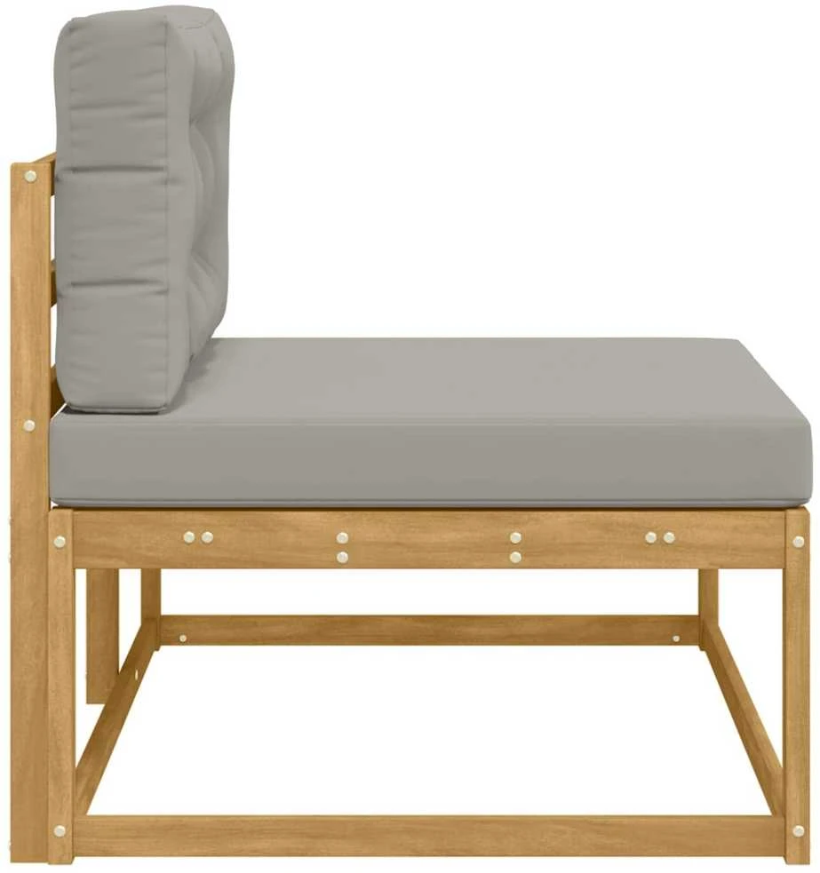 Lauko galinė sofa su pagalve Balta 115 x 83 x 73 cm Poliesteris