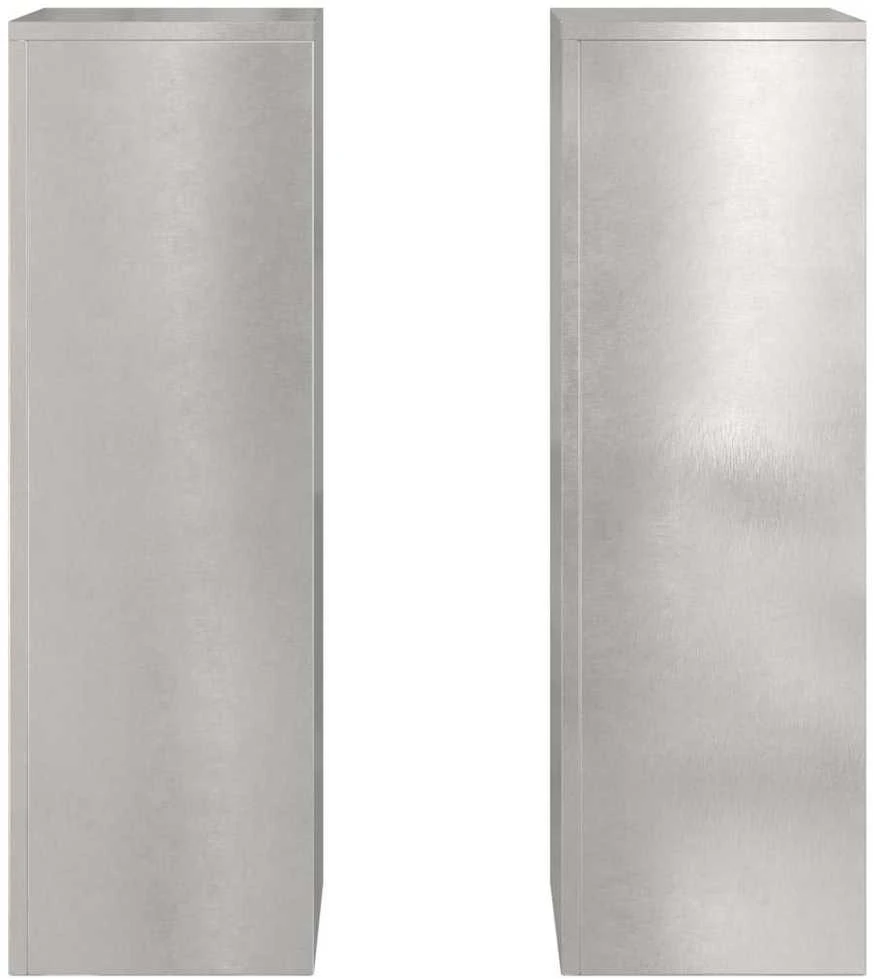 Augalų stovas 2 pcs Sidabro 24 x 24 x 75 cm