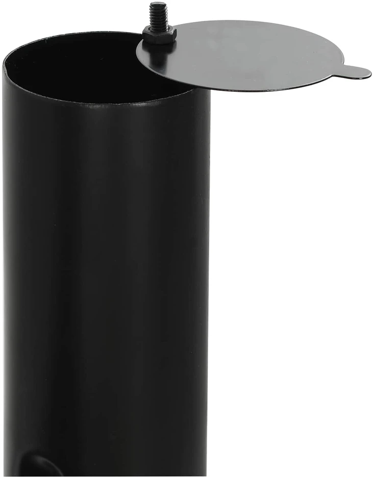 Lauko grilis 104 x 58 x 114 cm Plienas Juoda