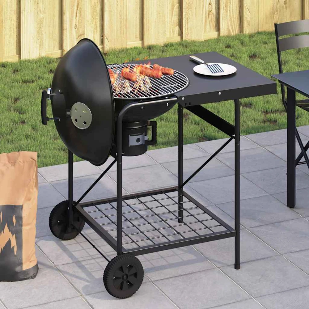 Lauko grilis 91 x 71 x 107 cm Metalas Juoda