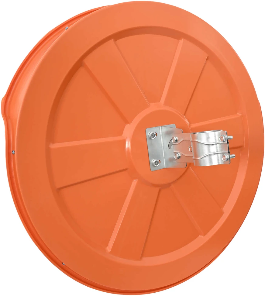 Lauko įgaubtas eismo veidrodis Oranžinė Ø75 cm Polikarbonatas