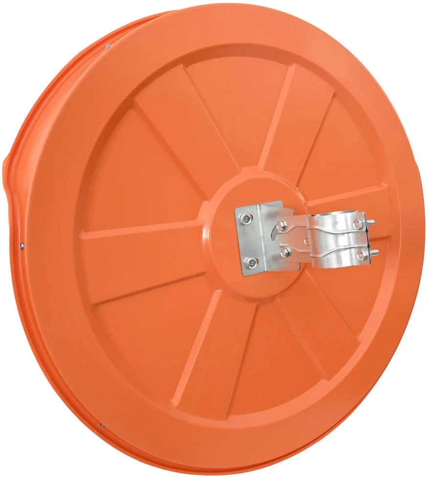 Lauko įgaubtas eismo veidrodis Oranžinė Ø75 cm Polikarbonatas