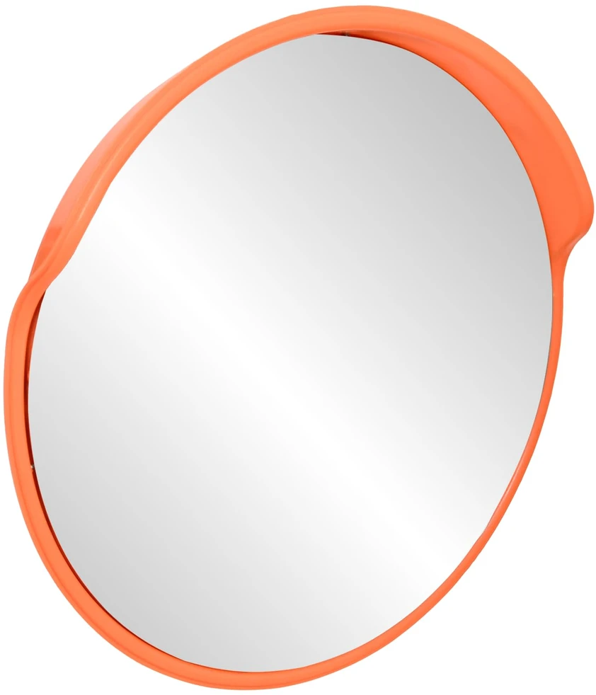 Lauko įgaubtas eismo veidrodis Oranžinė Ø75 cm Polikarbonatas