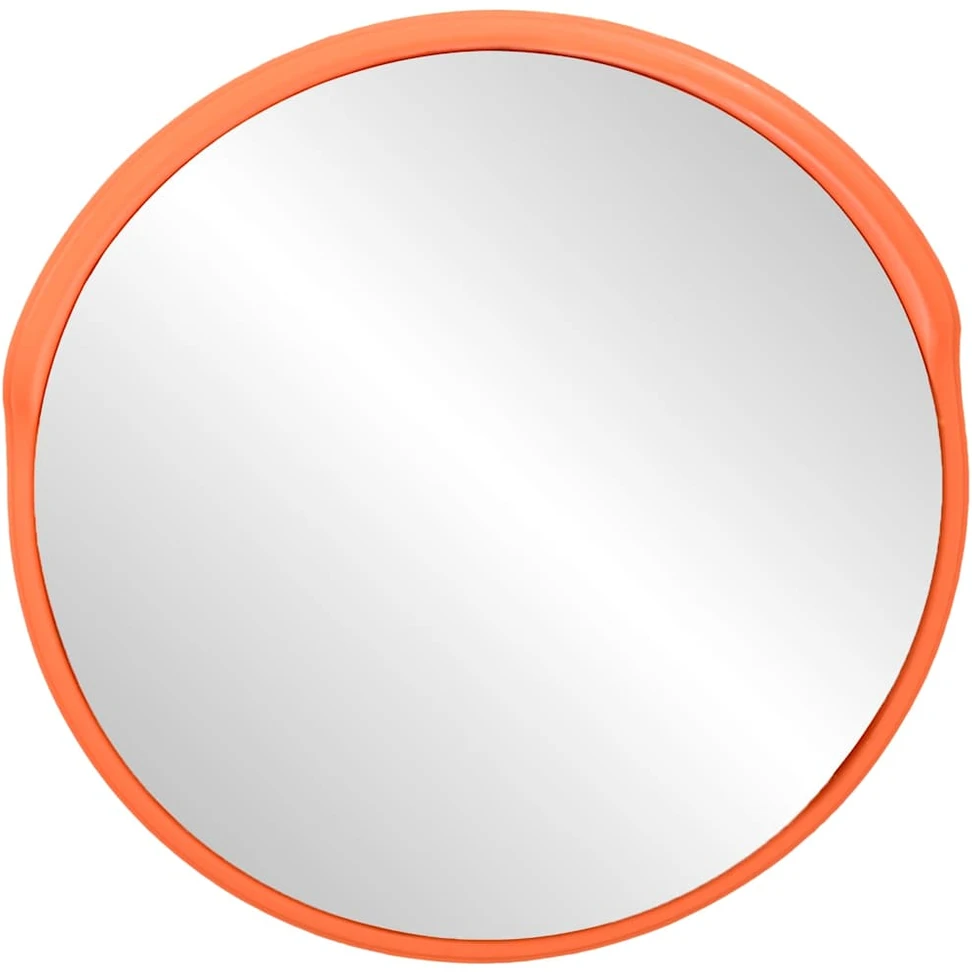 Sferinis lauko/kelio veidrodis, oranžinis, 30cm, polikarbonatas
