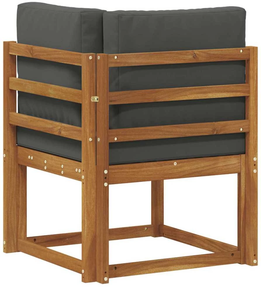 Lauko kampinė sofa Kietos akacijos mediena