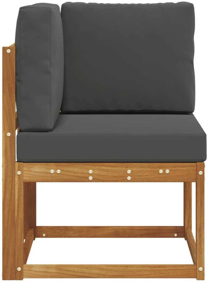Lauko kampinė sofa Kietos akacijos mediena