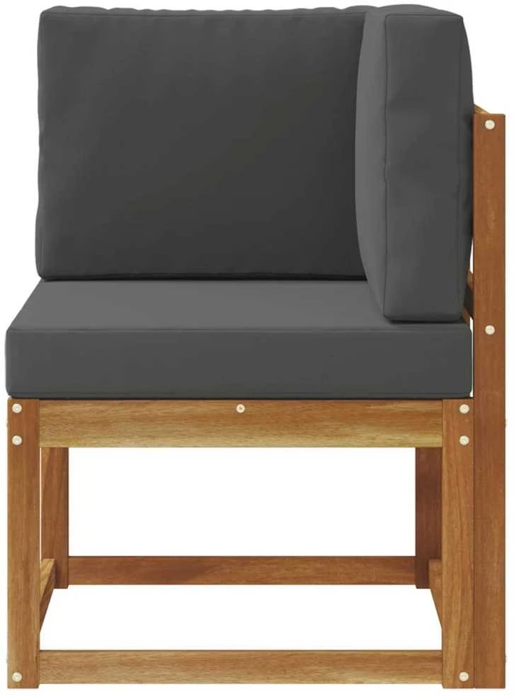 Lauko kampinė sofa Kietos akacijos mediena