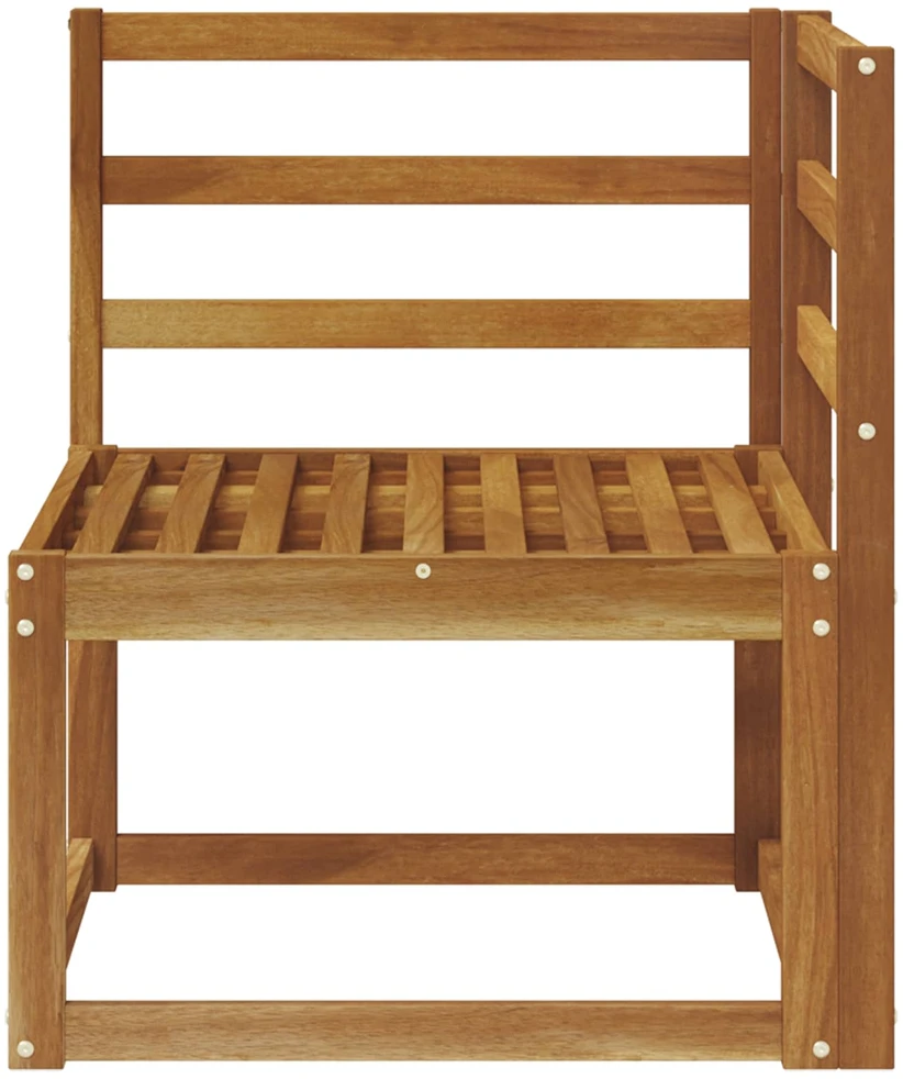Lauko kampinė sofa Kietos akacijos mediena Natūrali
