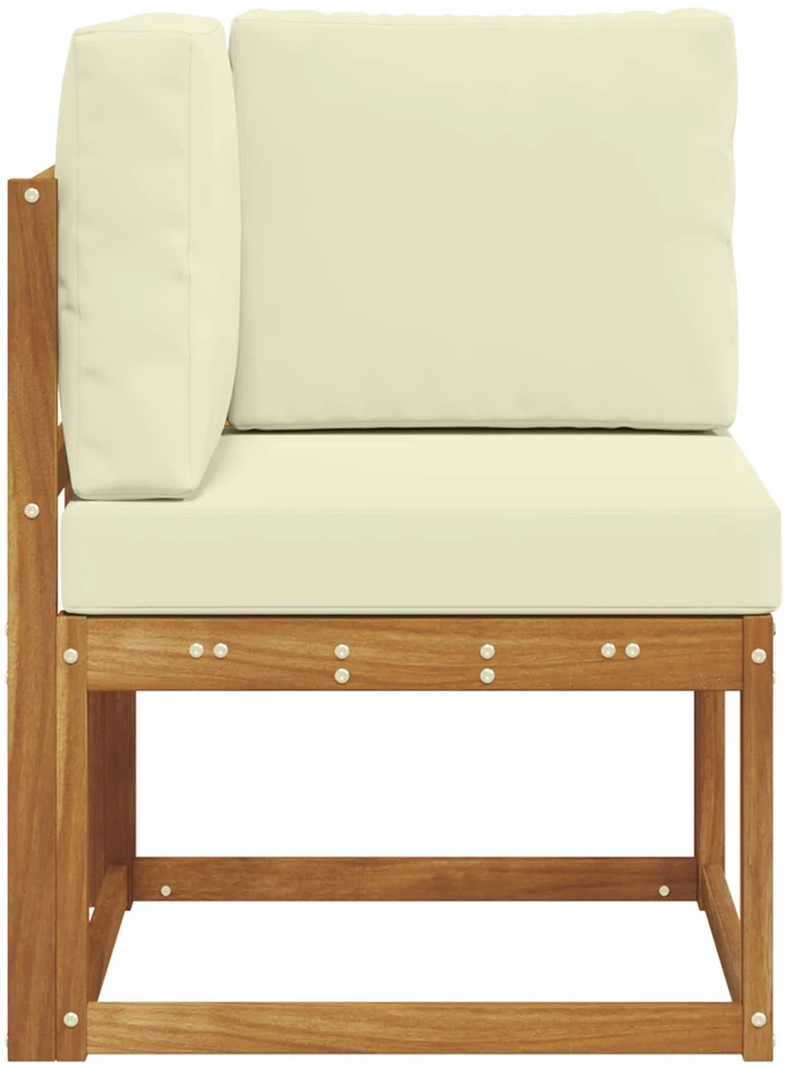Lauko kampinė sofa Kietos akacijos mediena