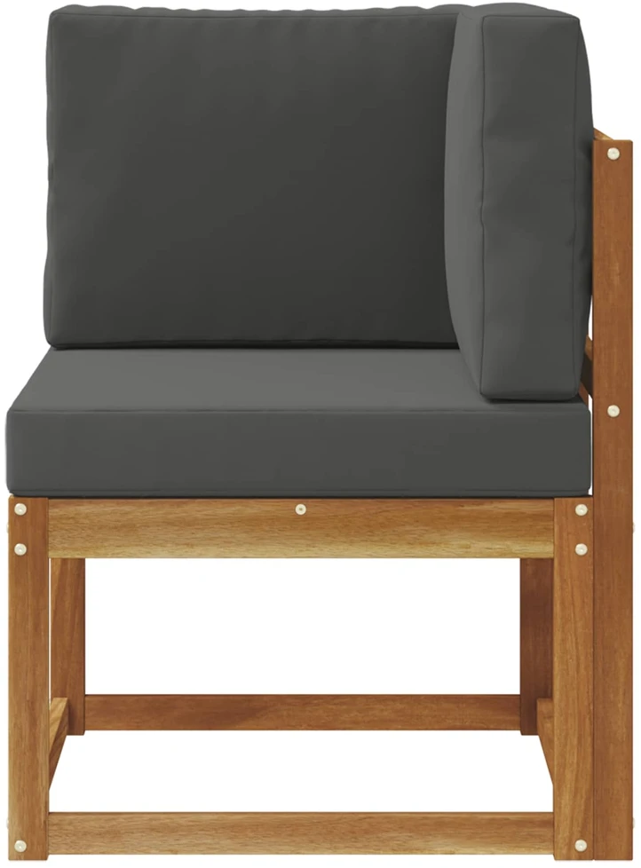 Lauko kampinė sofa Kietos akacijos mediena