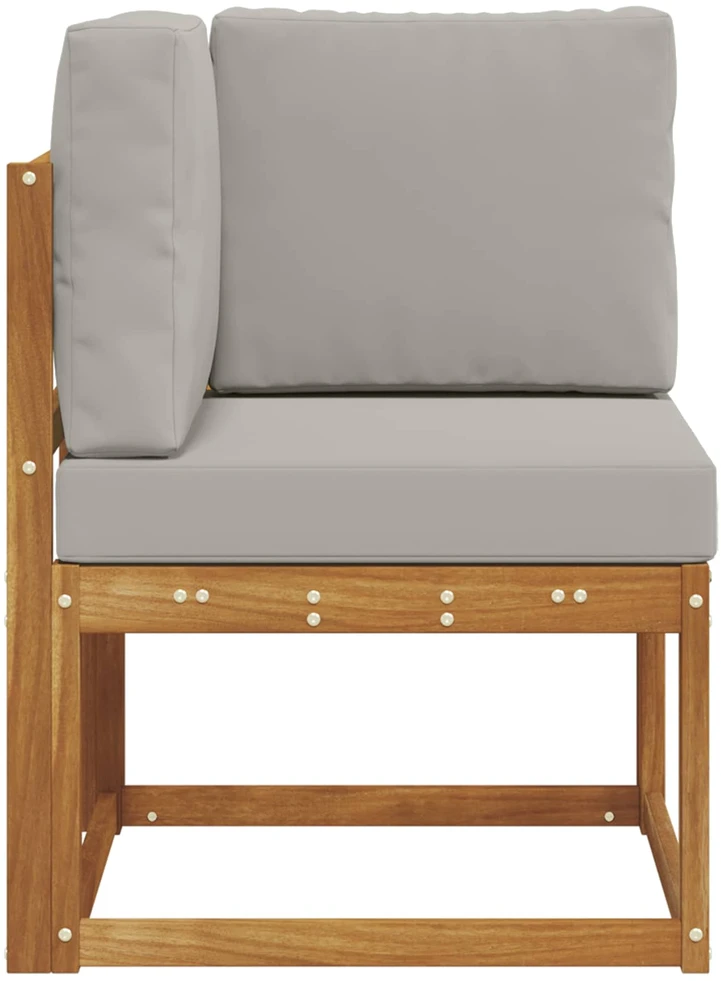 Lauko kampinė sofa Kietos akacijos mediena