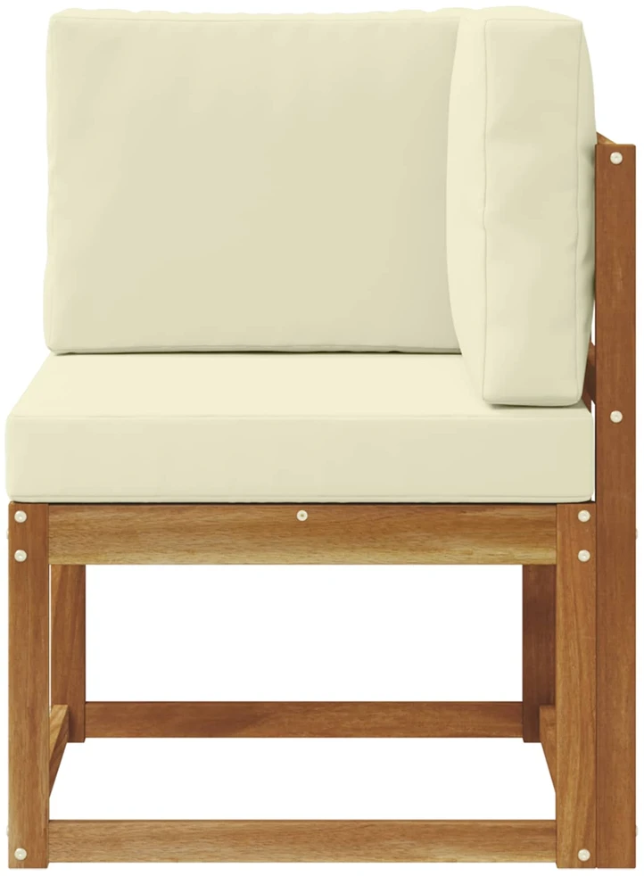 Lauko kampinė sofa Kietos akacijos mediena