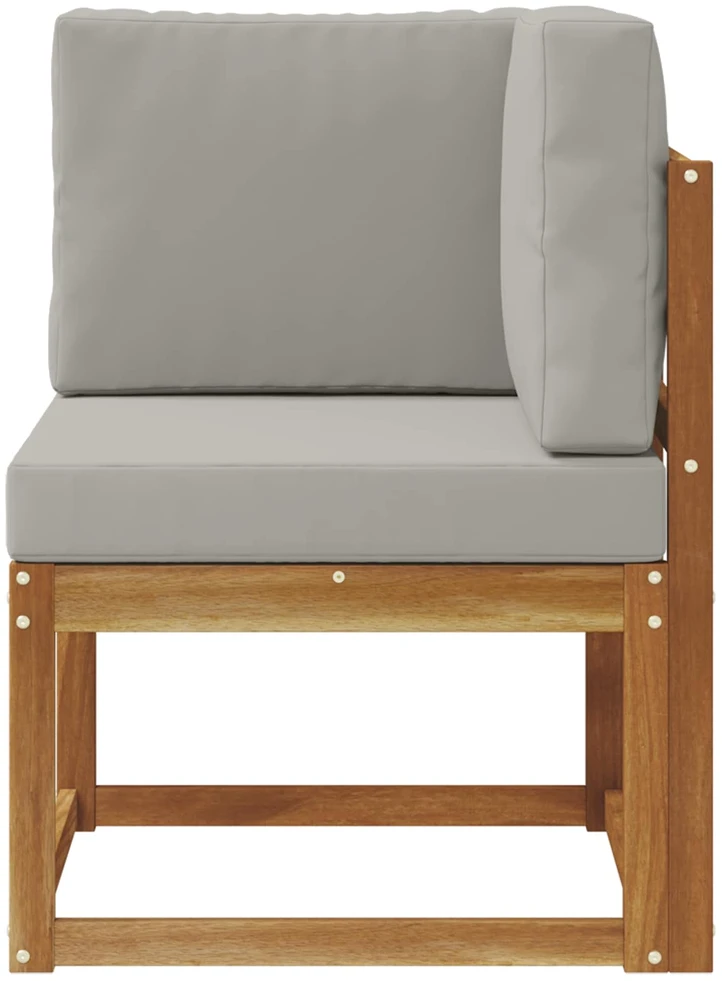 Lauko kampinė sofa Kietos akacijos mediena