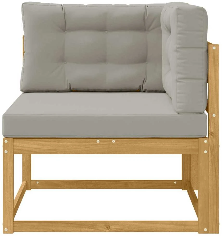Lauko kampinė sofa Poliesteris Balta