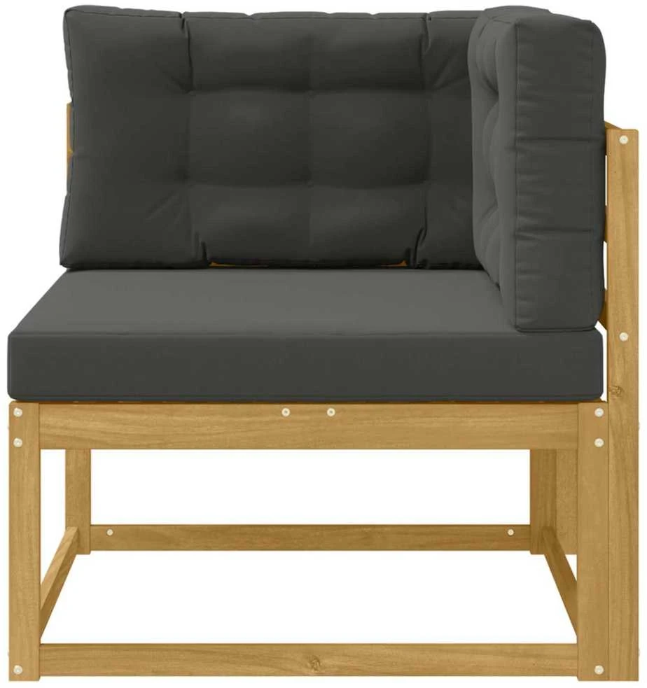 Lauko kampinė sofa Poliesteris Balta