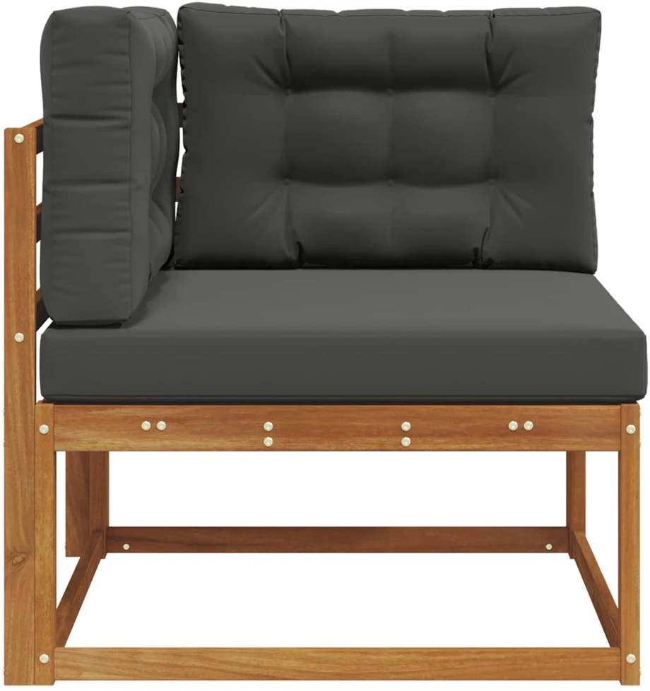 Lauko kampinis sofa Natūrali