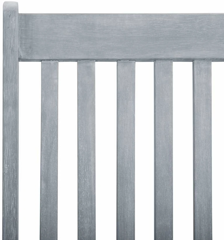 Sofa Lauko kėdė terasai su pakoja, pilkos sp., akacijos med. masyvas