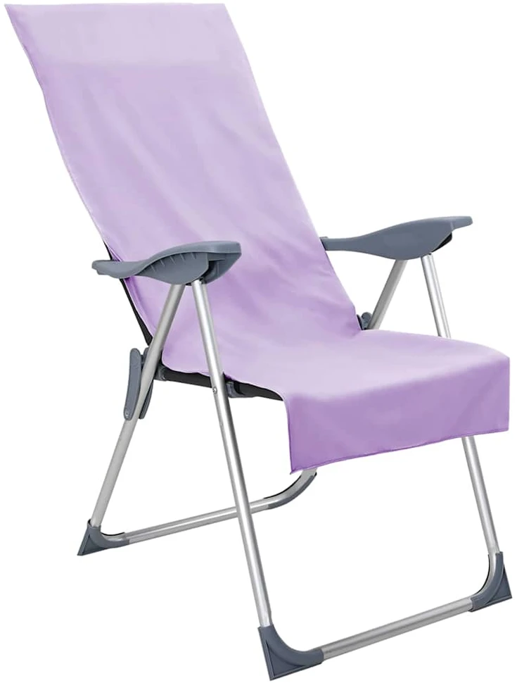 Rankšluostis Lauko Kėdžių Rankšluosčiai 2 vnt. Violetinė 130 x 60 cm