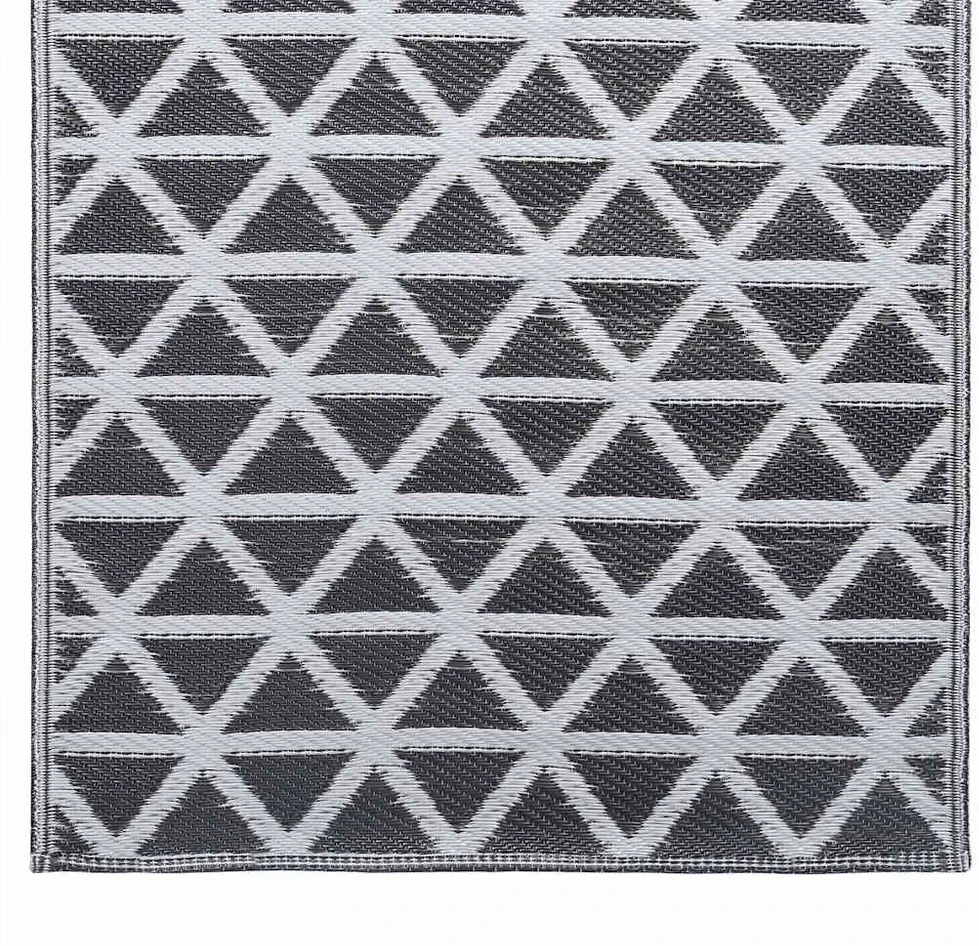 Lauko kilimas, juodos spalvos, 160x230cm, PP