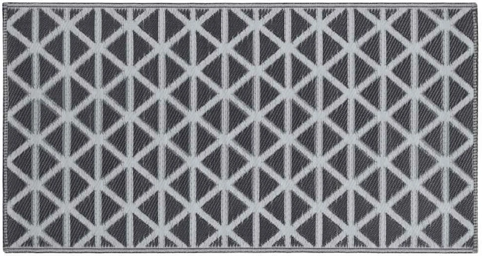 Lauko kilimas, juodos spalvos, 160x230cm, PP