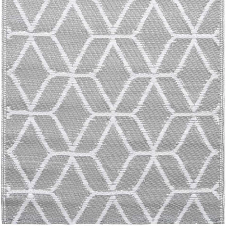 Lauko kilimas, pilkos spalvos, 120x180cm, PP