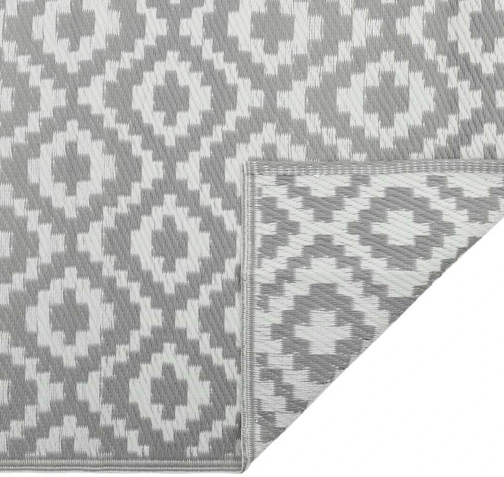 Lauko kilimas, pilkos spalvos, 190x290cm, PP