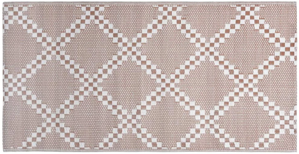 Lauko kilimas, rudos spalvos, 120x180cm, PP